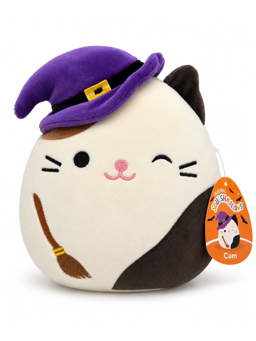 Squishmallows Cam the Cat Witch 8” Halloween Plush NWT